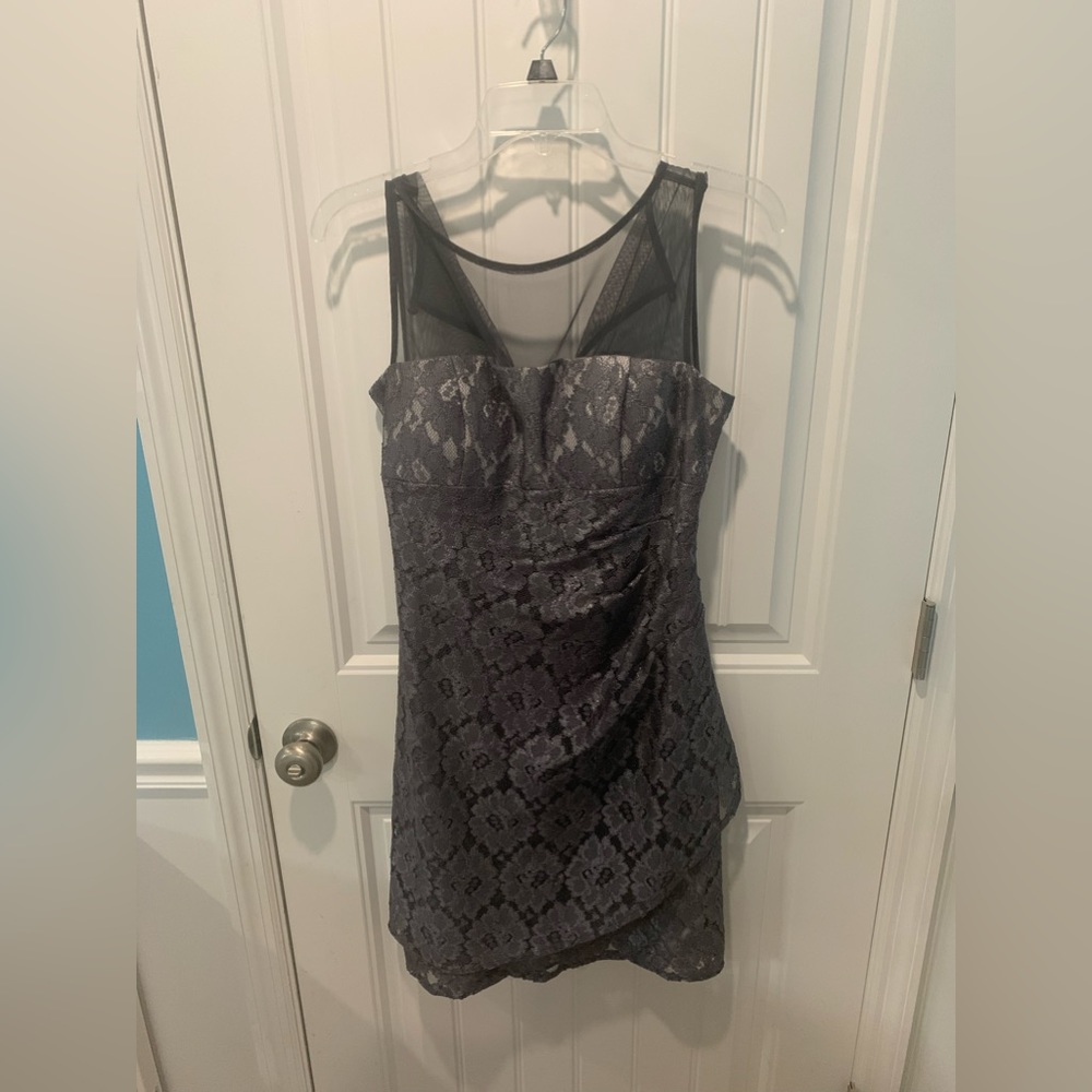 Silver lace Scarlett dress